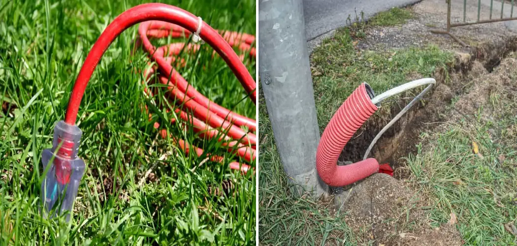 How to Hide Extension Cords Outside