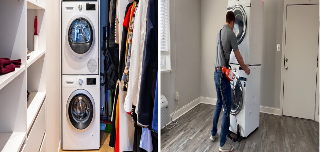 How to Move a Stacked Washer and Dryer
