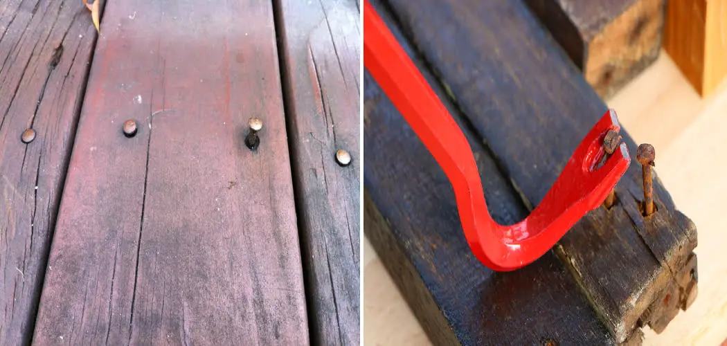 How to Remove Deck Boards With Nails Without Damage