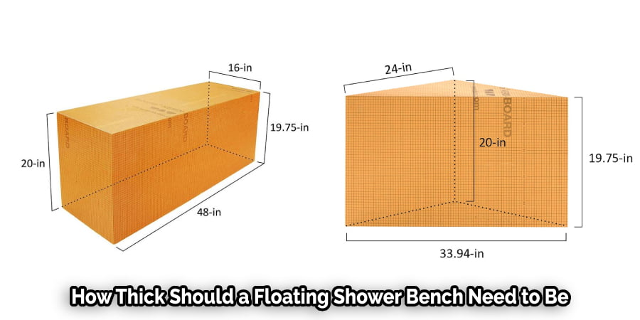 How Thick Should a Floating Shower Bench Need to Be