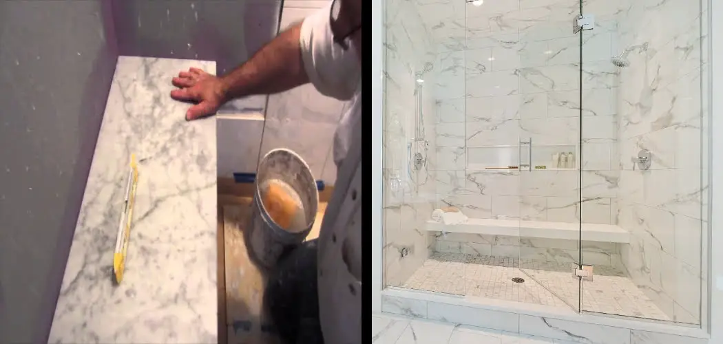 How to Install Floating Granite Shower Seat