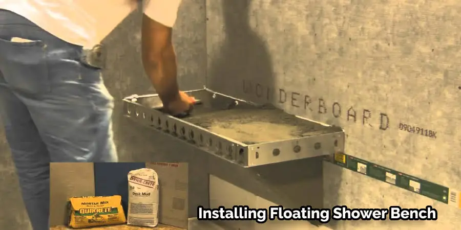 Installing Floating Shower Bench