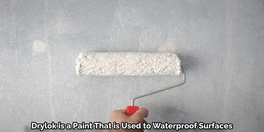 Drylok is a Paint That is Used to Waterproof Surfaces