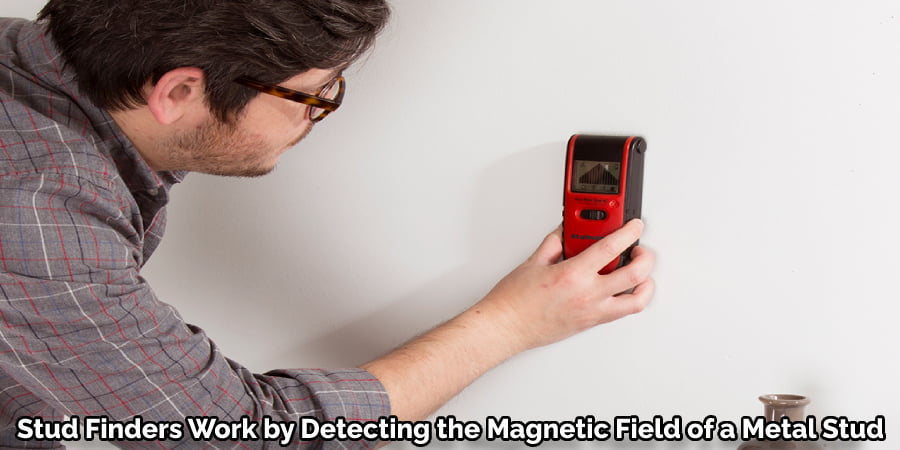 Stud Finders Work by Detecting the Magnetic Field of a Metal Stud