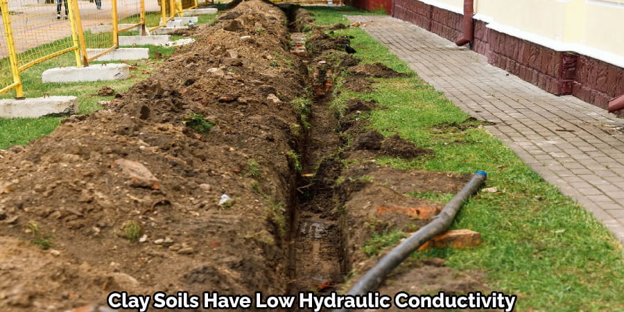 Clay Soils Have Low Hydraulic Conductivity