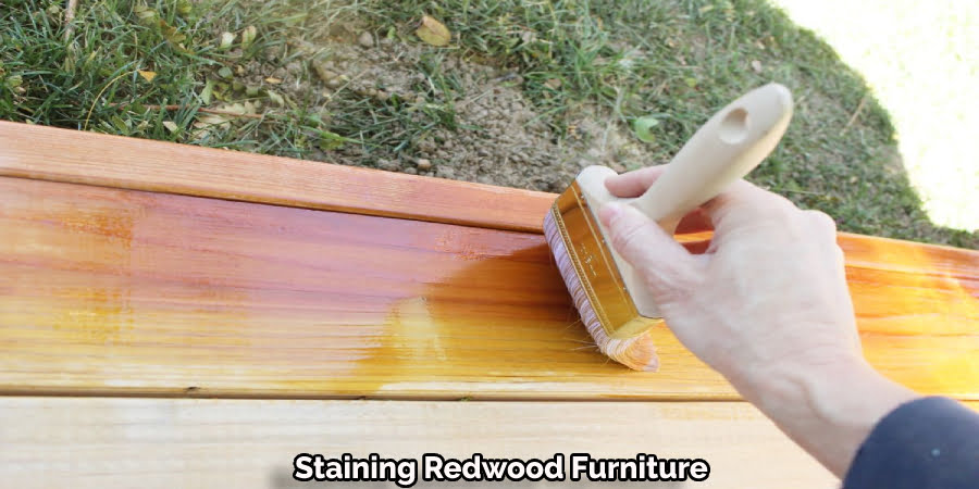 Staining Redwood Furniture