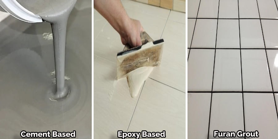 Three Types of Grout 