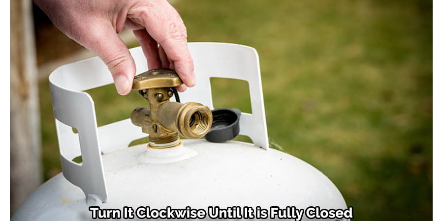 Turn It Clockwise Until It is Fully Closed