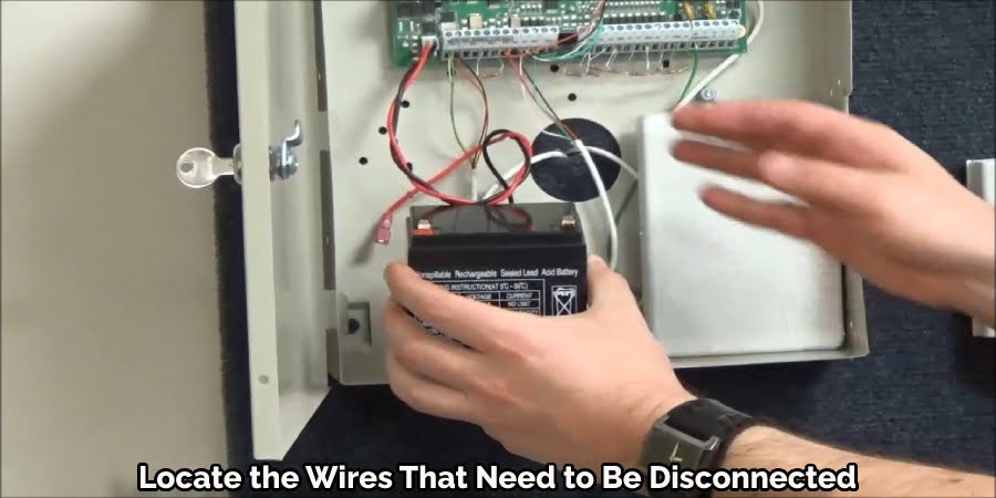 Locate the Wires That Need to Be Disconnected