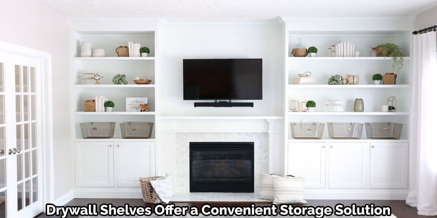 Drywall Shelves Offer a Convenient Storage Solution
