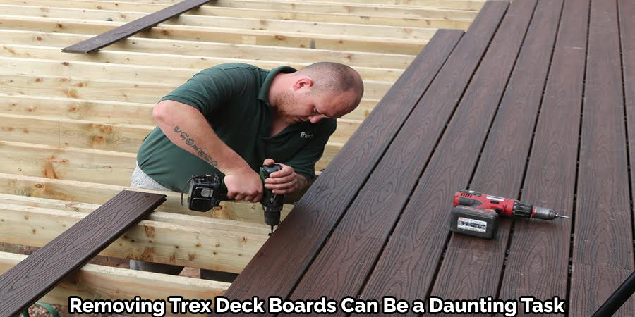 Removing Trex Deck Boards Can Be a Daunting Task