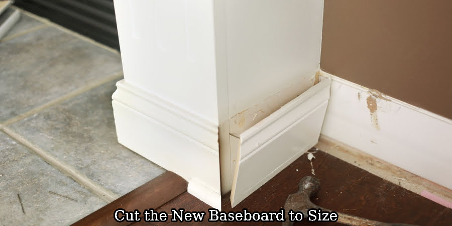 Cut the New Baseboard to Size