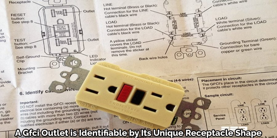 A Gfci Outlet is Identifiable by Its Unique Receptacle Shape
